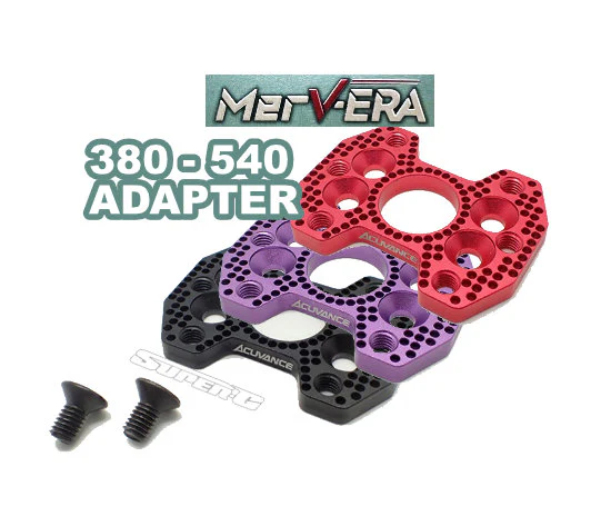 MerV-ERA Multi Angle 540 to 380 Conversion Adapter plate - Black Red Purple [Acuvance] 60733 60734 60735