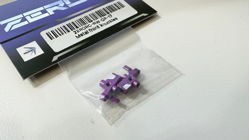 Metal (aluminum) TYPE-2 Front Knuckle Set for RW00 [ZeroRC] RW-OP-17