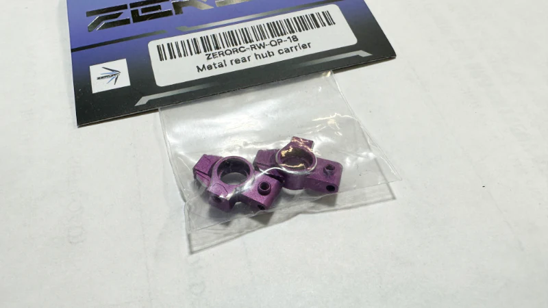 Metal (aluminum) TYPE-2 Rear Upright Hub Carrier Set for RW00 [ZeroRC] RW-OP-18