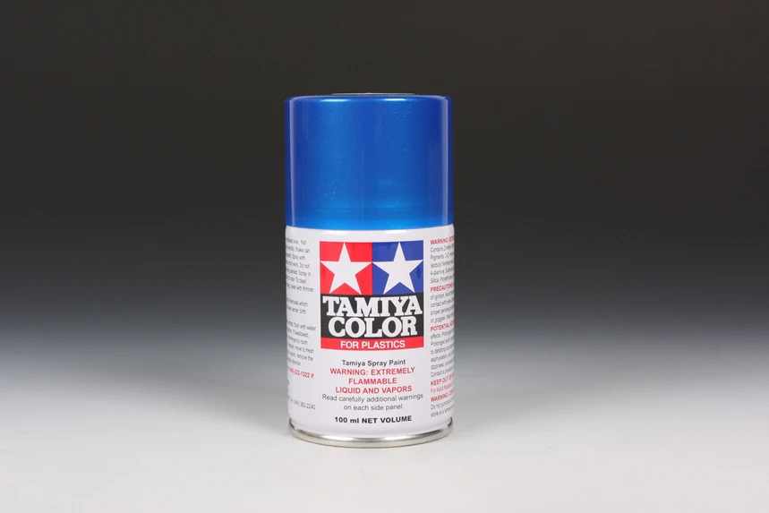 METALLIC BLUE - Lacquer Spray Paint 100ml (For Plastic Models) TS-19 [Tamiya] 85019 - Image 2