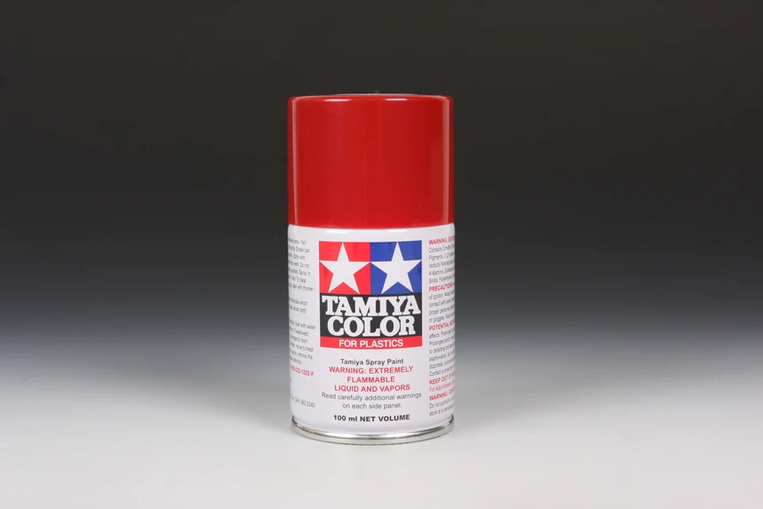 MICA RED - Lacquer Spray Paint 100ml (For Plastic Models) TS-39 [Tamiya] 85039 - Image 2