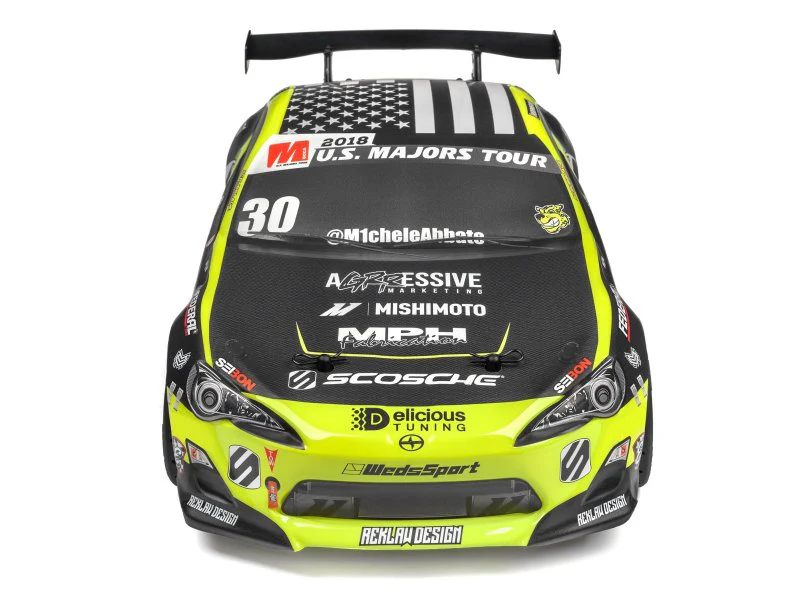 Michele Abbate Grrracing Scion FRS *PAINTED* 1-10 Body Set - [HPI] 120146 - Image 3