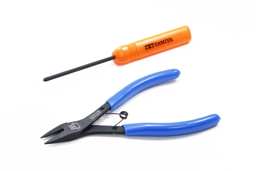 Mini 4WD Tools Set (Side Cutters and Phillips +) [Tamiya] 74158