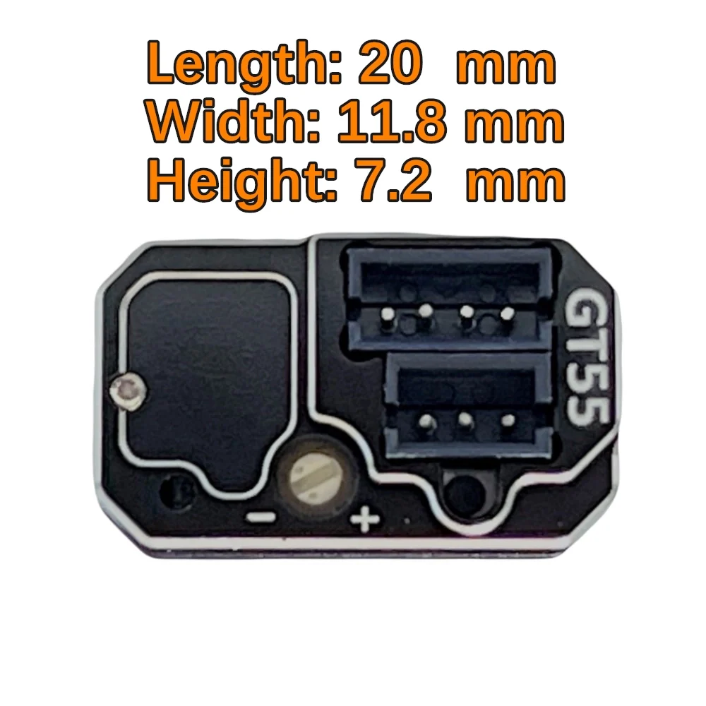 Mini Gyro V4 (Black Aluminum) for 1-24  1-28 Mini Mosquito [GT55] GT55-V4-S-BK - Image 2