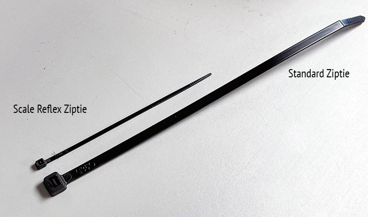 Mini Micro Zip Ties Ultra thin Zipties 50pk [Scale Reflex] 700060