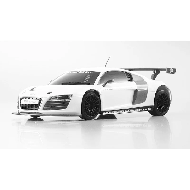 Mini-Z 1-28 Audi R8LMS Night-R White body set (w-Wheel) (unpainted) [Kyosho] MZN195