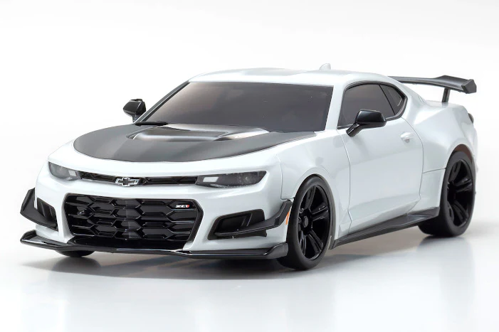 Mini-Z 1-28 Camaro ZL1 White body set (w-Wheel) (unpainted) F: 1.5 (N) R: 1.5 (W) W-MM [Kyosho] MZN199 - Image 2