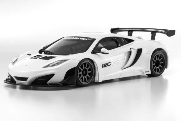 Mini-Z 1-28 McLaren 12C GT3 2013 White Body set w-Wheels (unpainted) F 1.5 / R 2.5 [Kyosho] MZN223B