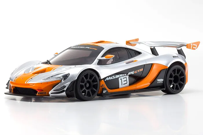 Mini-Z 1-28 McLaren P1 GTR White body set (w-Wheel) (unpainted) F: 1.5 (N) R: 1.5 (W) [Kyosho] MZN190 - Image 3