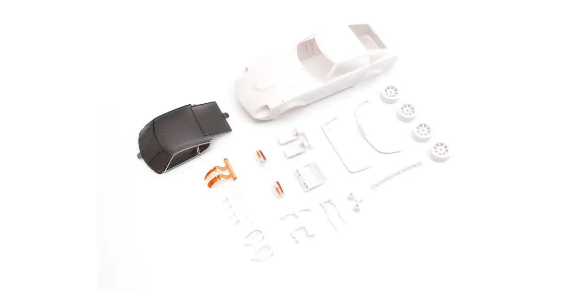 Mini-Z 1-28 Nissan Datsun 240Z Fairlady Z S30 White body set (w-Wheel) (unpainted) F: 0 (N) R: 0 (N) [Kyosho] MZN217