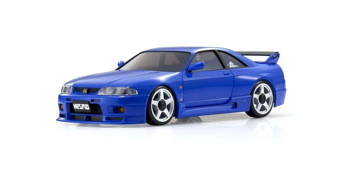 Mini-Z 1-28 Nissan GT-R Nismo R33 Skyline White body set (w-Wheel) (unpainted) F: 1.5 (N) R: 1.5 (W) [Kyosho] MZN197 - Image 2