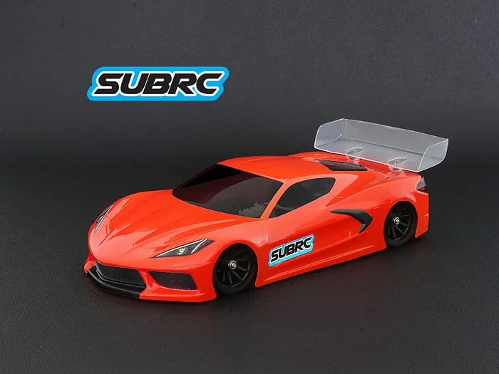 Mini-Z 1-28 STR (C8 Corvette Style) Car Body Kit [SUBRC] SBRC-B012