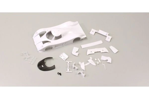 Mini-Z 1-28 Toyota GT-One TS020 LM (102mm) White body set (w-Wheel) (unpainted) F: 3.5 (N) R: 1.0 (W) [Kyosho] MZN158 - Image 2