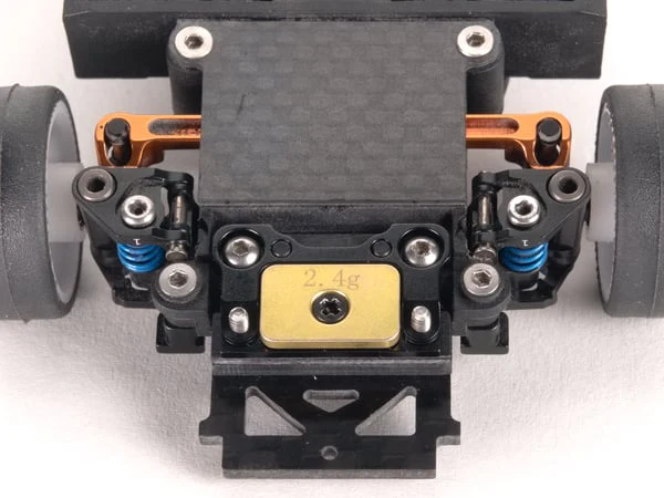 Mini-Z Brass Weight Set for V2 Interchangeable Front Body Mount [PN Racing] BM002 - Image 2