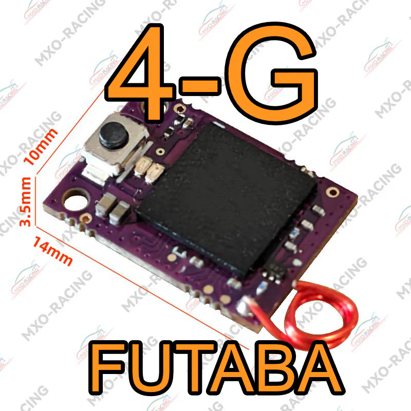 MINI-Z EVO 4G Futaba Receiver Conversion 4CH Receiver Module [MXO RACING] EVO-RX-F4G