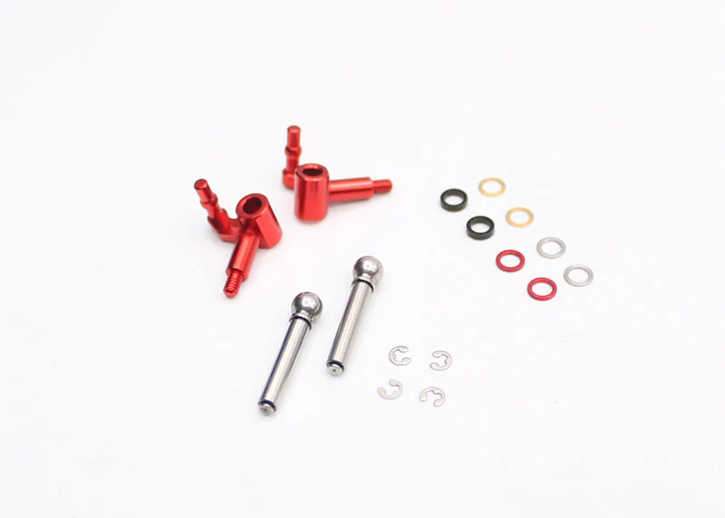 MINI-Z MR-04 Aluminum Steering Knuckle Set (0 Camber) Red Blue Black  [RADTEC] PC-20007K PC-20007B PC-20007R - Image 3