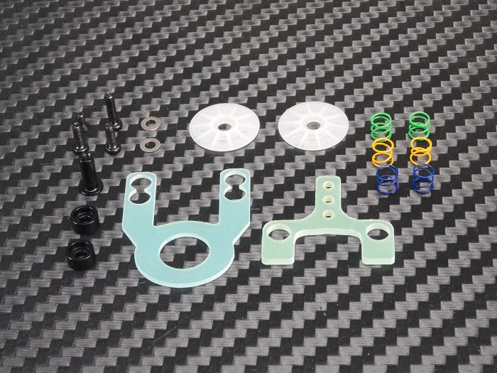 Mini-Z MR02/03 Multi Length Disk Damper Set (Black - Orange - Blue) [PN Racing] MR2060