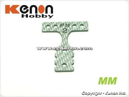 Mini-Z MR03 MM T-Plate (#2 #3 #4 #5 #6) ( Carbon - Silver Carbon - Spring Steel ) [PN Racing] - Image 10