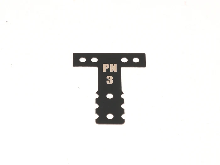 Mini-Z MR03 MM T-Plate (#2 #3 #4 #5 #6) ( Carbon - Silver Carbon - Spring Steel ) [PN Racing] - Image 20