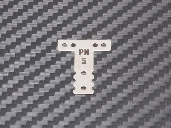 Mini-Z MR03 MM T-Plate (#2 #3 #4 #5 #6) ( Carbon - Silver Carbon - Spring Steel ) [PN Racing] - Image 7