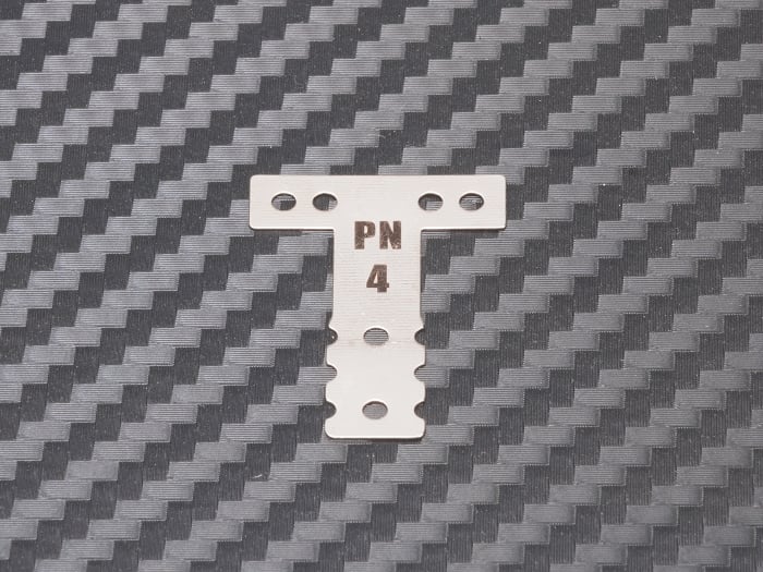 Mini-Z MR03 MM T-Plate (#2 #3 #4 #5 #6) ( Carbon - Silver Carbon - Spring Steel ) [PN Racing] - Image 8