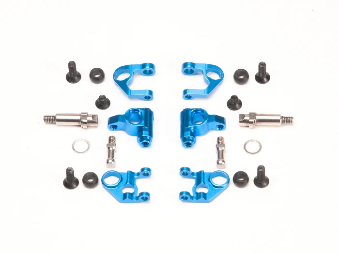 Mini-Z MR03/PNR2.5W Double A-Arm Conversion Kit (V3 to V4) (Black - Orange - Blue) [PN Racing] MR3080C - Image 2
