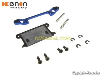 Mini-Z MR03 Pro Front Lower Arm Set Wide (Orange - Blue - Black) [PN Racing] MR3052WB MR3052WK MR3052W - Image 2
