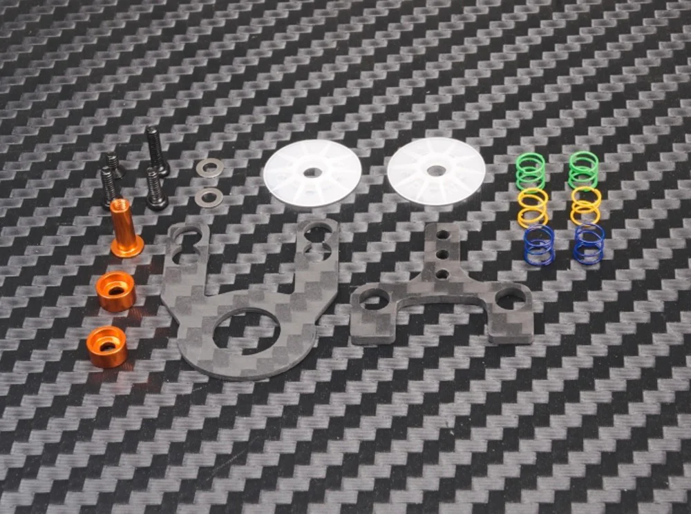 Mini-Z Multi Length Graphite Disk Damper Set (Black - Orange - Blue) [PN Racing] MR2061
