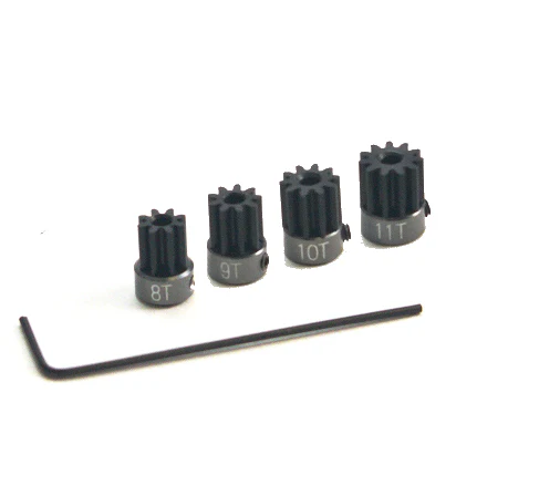 Machine Cut Delrin Pro2 M0.5 Pinion 8T 9T 10T 11T (2mm shaft) [PN Racing]