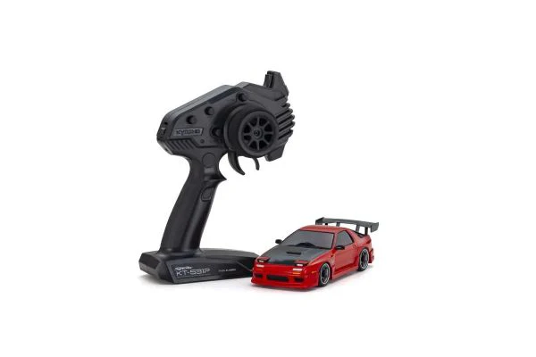 MINI-Z Racer AWD MA-020 MAZDA SAVANNA RX-7 FC3S with Aero Kit and CFRP hood Red Readyset RTR (Ready to Run) [KYOSHO] 32646R
