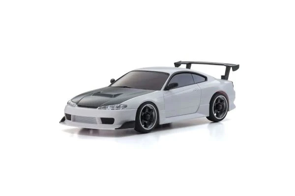 MINI-Z Racer AWD MA-020 NISSAN SILVIA S15 equipped with GT Wing White Readyset RTR (Ready to Run) [KYOSHO] 32647W - Image 2