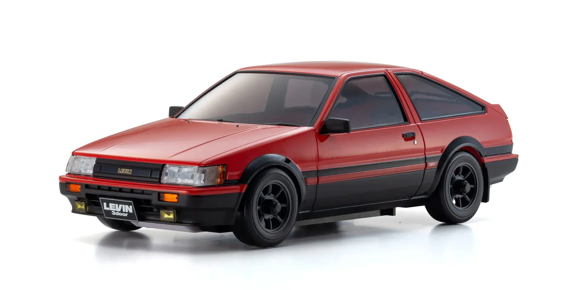 MINI-Z Racer AWD MA-020 Toyota COROLLA LEVIN AE86 Red/Black Readyset RTR (Ready to Run) [KYOSHO] 32641RBK - Image 2