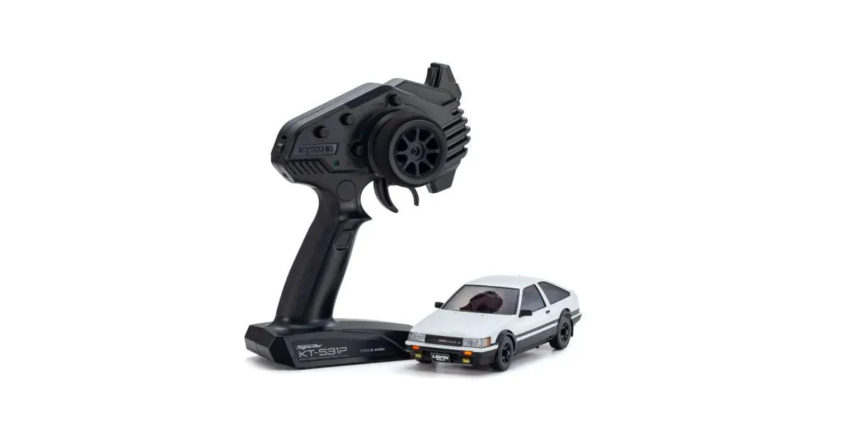 MINI-Z Racer AWD MA-020 Toyota COROLLA LEVIN AE86 White/Black Readyset RTR (Ready to Run) [KYOSHO] 32641WBK