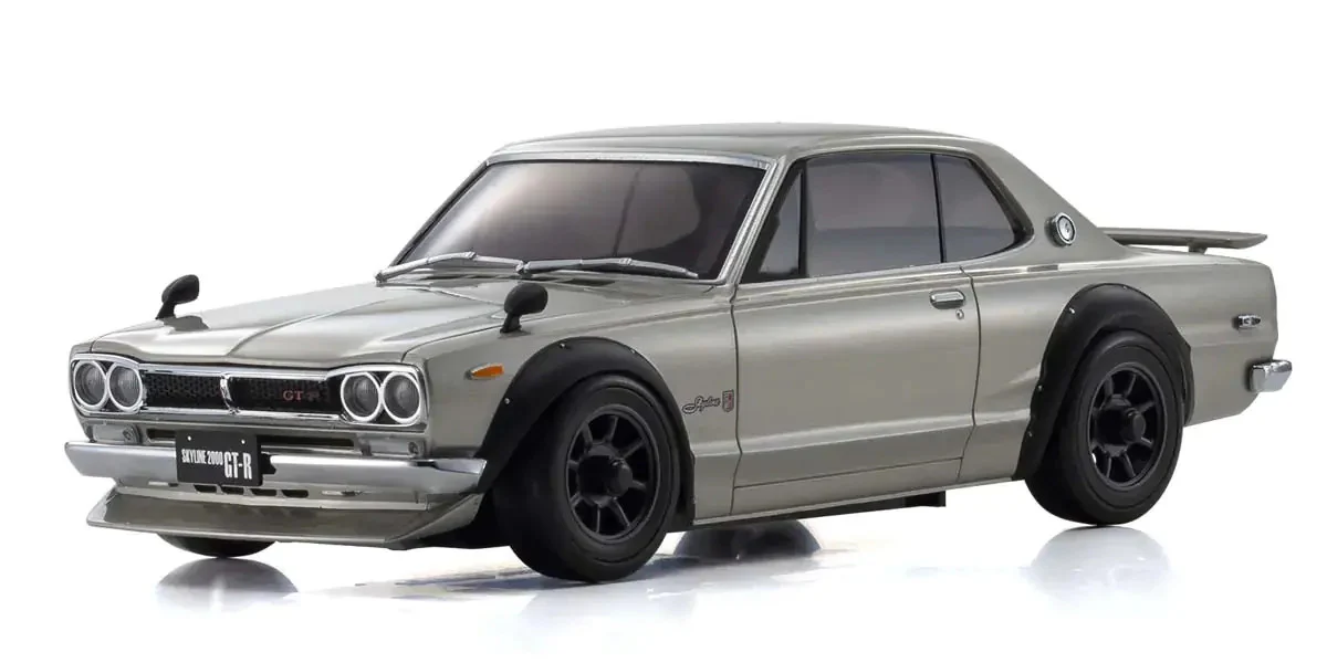MINI-Z Racer MR-04 NISSAN SKYLINE 2000GT-R (KPGC10) Tuned Ver. Silver Readyset RTR (Ready to Run) [KYOSHO] 32359S - Image 3