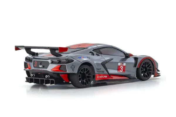 MINI-Z Racer MR-04 RWD CHEVROLET CORVETTE C8.R GUNMETAL / RED Readyset RTR (Ready to Run) [KYOSHO] 32356GMR - Image 3