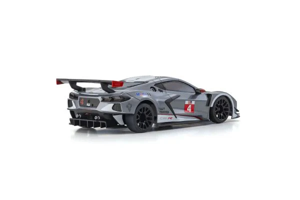 MINI-Z Racer MR-04 RWD CHEVROLET CORVETTE C8.R GUNMETAL / WHITE Readyset RTR (Ready to Run) [KYOSHO] 32356GMW - Image 3