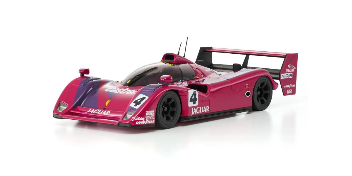 MINI-Z Racer MR-04 RWD JAGUAR XJR-14 No.4 LM 1991 MAROON Readyset RTR (Ready to Run) [KYOSHO] 32369LE - Image 2