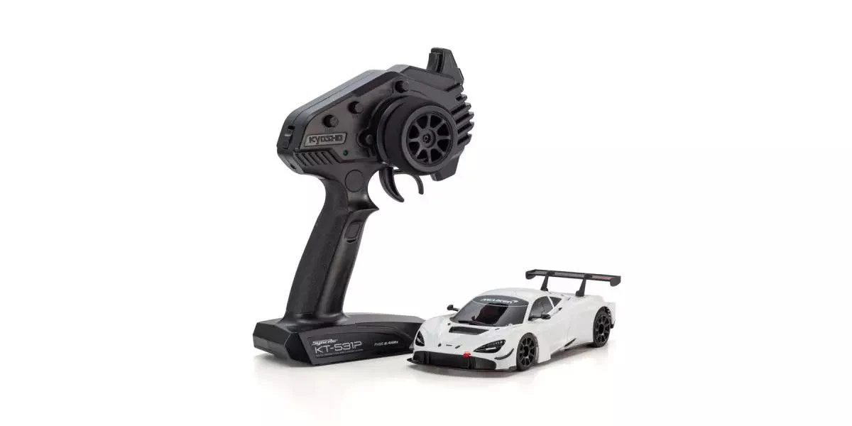 MINI-Z Racer MR-04 RWD McLaren 720S GT3 WHITE Readyset RTR (Ready to Run) [KYOSHO] 32364W