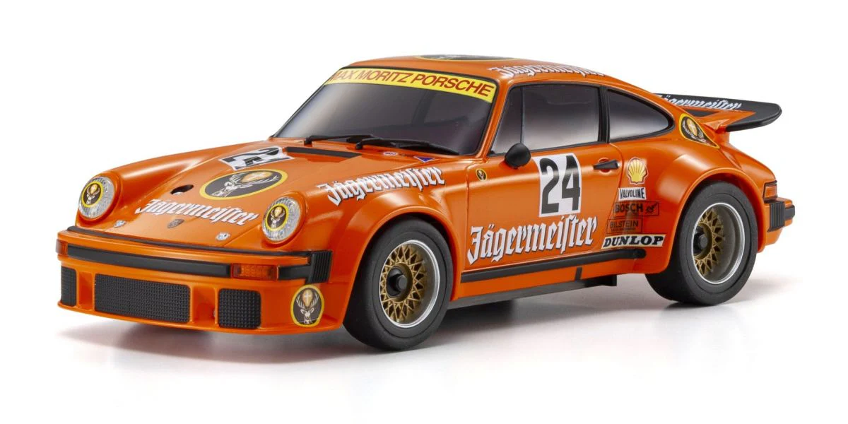 MINI-Z Racer MR-04 RWD Porsche 934 RSR Turbo 1976 Jagermeister #24 ORANGE Readyset RTR (Ready to Run) [KYOSHO] 32368EM - Image 3