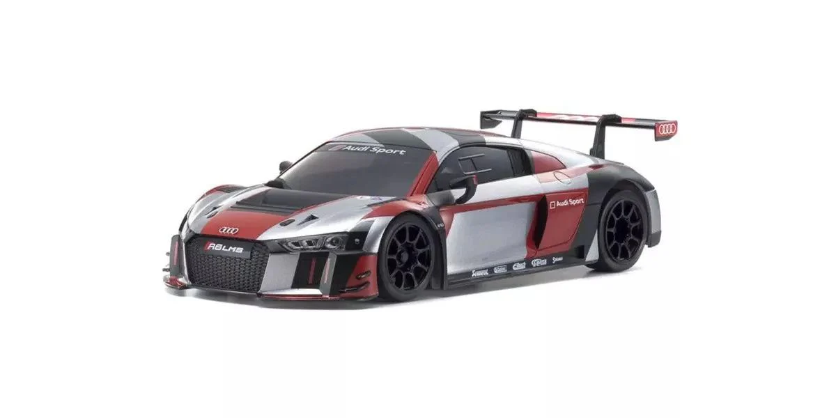MINI-Z Racer MR-04 RWD readyset Audi R8 LMS 2016 “Gray/Red” Readyset RTR (Ready to Run) [KYOSHO] 32357RGB - Image 2