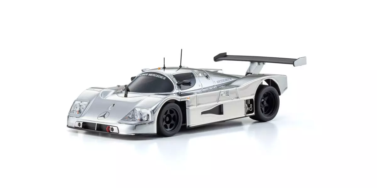 MINI-Z Racer MR-04 RWD Sauber-Mercedes Gruppe-C-Rennsportwagen C9, Nr.61, LM1988 CHROME Readyset RTR (Ready to Run) [KYOSHO] 32362CRG - Image 2