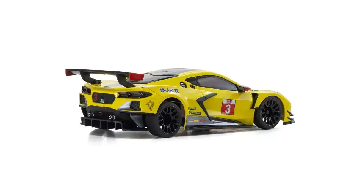 MINI-Z Racer MR-03 RWD CHEVROLET CORVETTE C8.R Yellow Readyset RTR (Ready to Run) [KYOSHO] 32342Y - Image 2