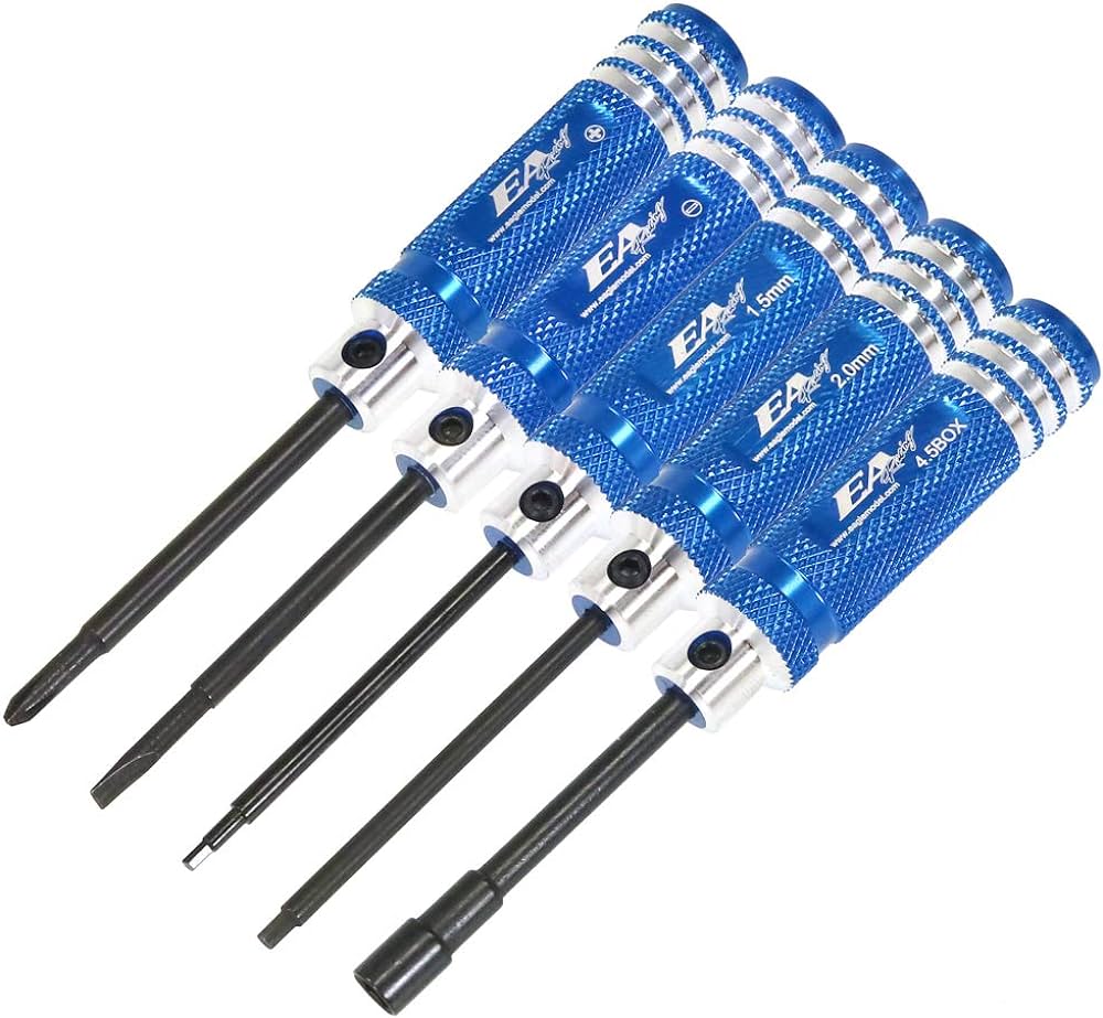 Mini-Z SP Tool Kit 5pc - 1.5mm 2.0mm + - and 4.5mm Wheel Nut Driver -  MR03 MR02 MR04 [Eagle] 2678V3U