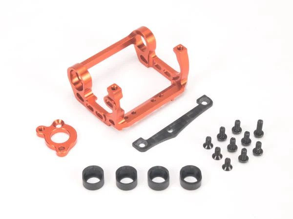 Mini-Z V4 94-98mm Motor Mount (Black - Orange - Blue) [PN Racing] MR3311 MR3311K MR3311B - Image 6