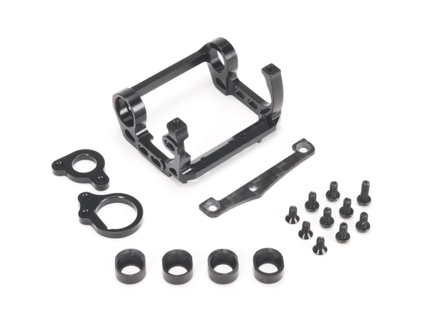 Mini-Z V4 94-98mm Motor Mount for Kyosho Motor (Black - Orange - Blue) [PN Racing] MR3311A MR3311AK MR3311AB