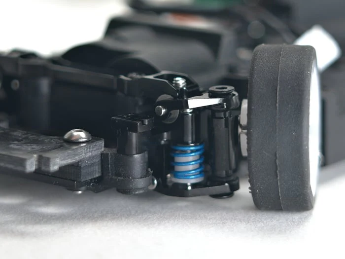 Mini-Z V4 MR03-PNR2.5W Double A-Arm Front Suspension (Black - Orange - Blue) [PN Racing] MR3080 - Image 5