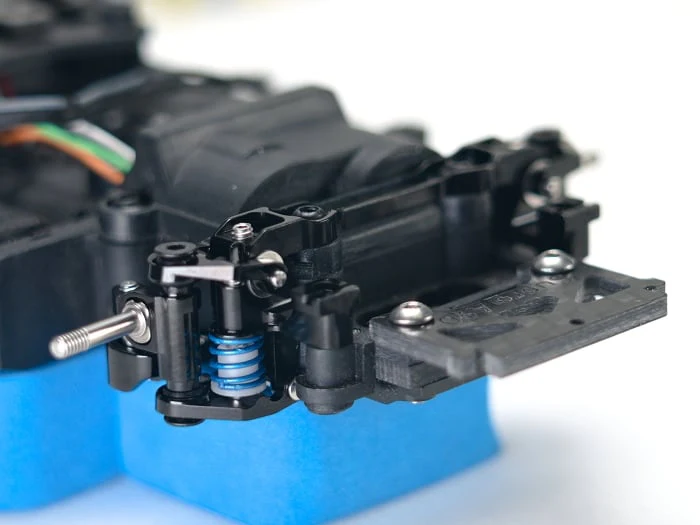 Mini-Z V4 MR03-PNR2.5W Double A-Arm Front Suspension (Black - Orange - Blue) [PN Racing] MR3080 - Image 6