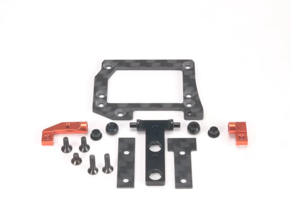 Mini-Z V5 Gimbals Conversion Kit for MR3300 V5 Motor Mount (Black - Silver - Orange - Blue) [PN Racing] MR3322 - Image 2