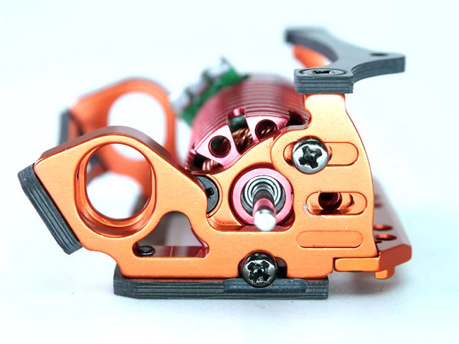 Mini-Z V5 LCG 98mm Motor Mount (Black - Orange - Blue) [PN Racing] MR3300 MR3300B MR3300K - Image 6
