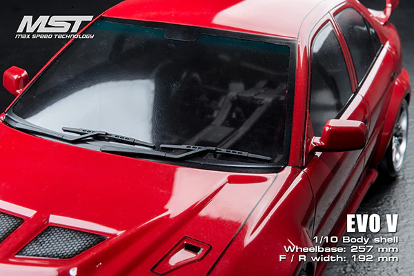 Mitsubishi EVO V Body (LanEvo 5) Lancer Evolution CP9A 1-10 Drift Body 86LB [MST] 720025 - Image 4